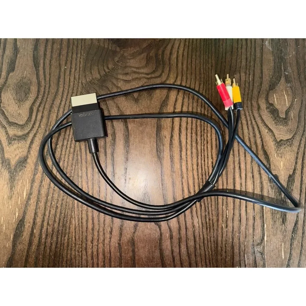 Microsoft Xbox 360 Composite AV Cable OEM Untested